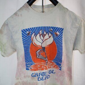 Grateful Dead Beige Tie Dye T Shirt 2021 Size S/M
